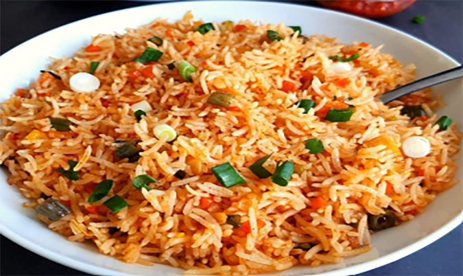 Schezwan Veg Fried Rice