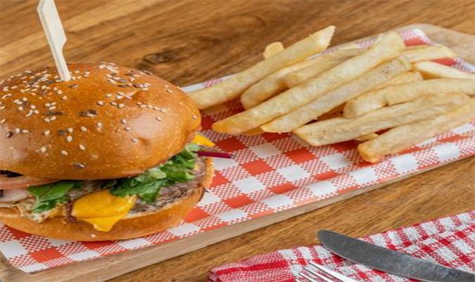 Beef Burger with The Lot