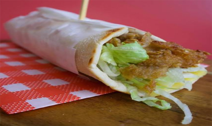Southern Fried Chicken Wrap