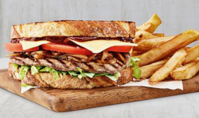 Steak Sandwich with the Lot Deal