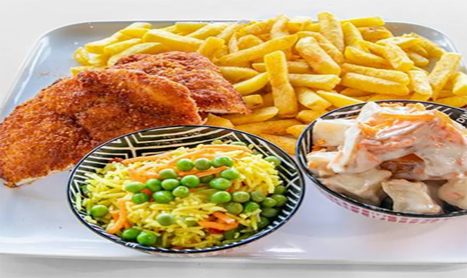 Schnitzel Salad Pack