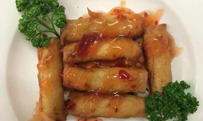 Mini Vegetarian Spring Rolls (6 Pack)