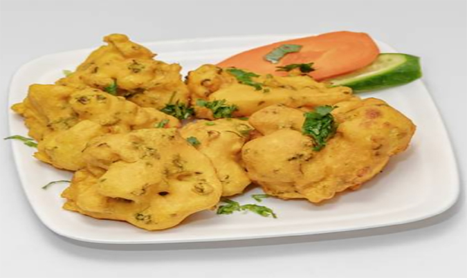 Cauliflower Fritters (V)