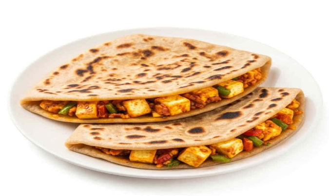 2pcs Tandoori Paneer Paratha