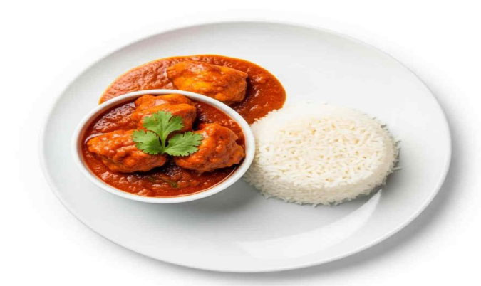 Chicken Vindaloo With Rice