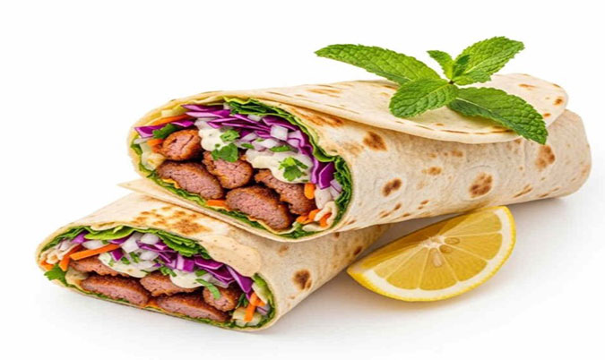 Lamb Kebab Wrap