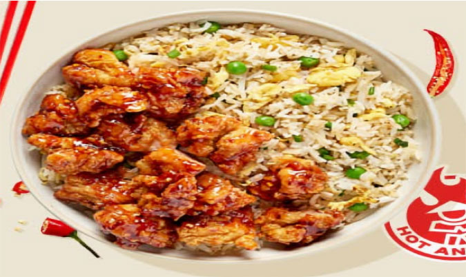 Firecracker Chicken w/ Egg Fried Rice