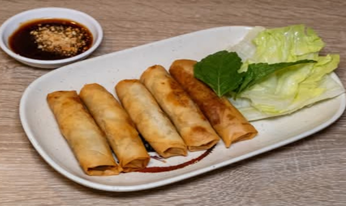 Prawn & Pork Fried Spring Rolls