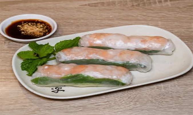 Prawn Rice Paper Rolls