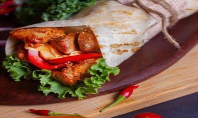Tandoori Chicken Wrap