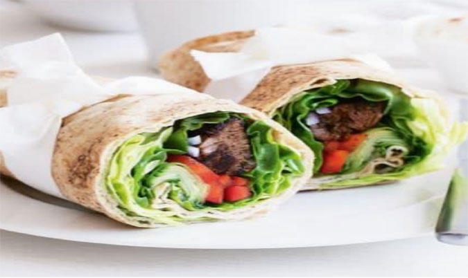 Lamb Kebab Wrap