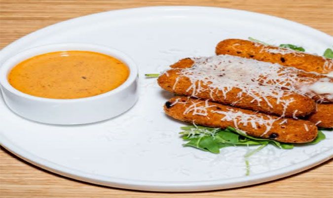 Cheesy Mozzarella Sticks