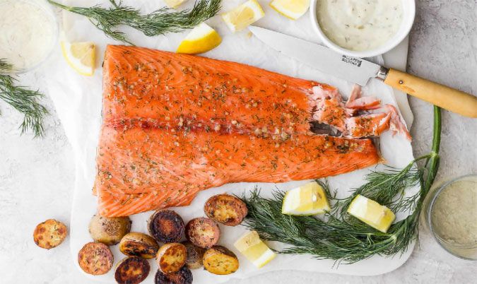 Smoked salmon
