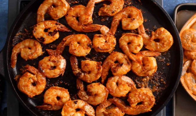 TANDOORI ACHARI PRAWNS