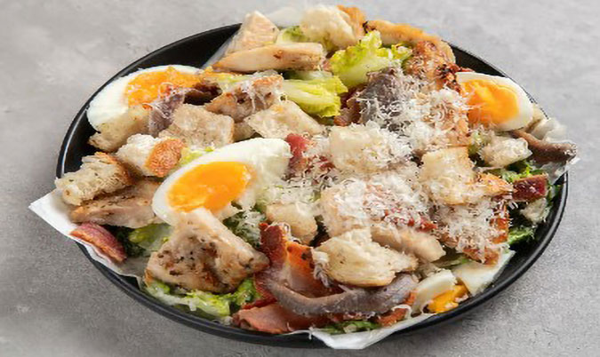 Caesar Salad (crumbed chicken)