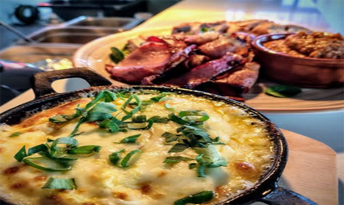 Baked Eggs & Bacon