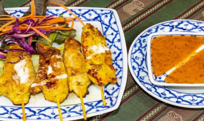 Satay Chicken Sticks (4) (PA)