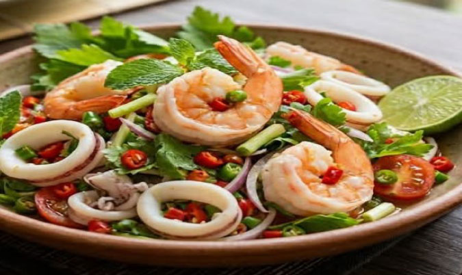 Seafood Salad (Yum Talay) (GF)