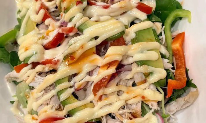 Chicken Avo salad