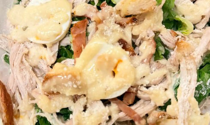 Chicken Caesar salad