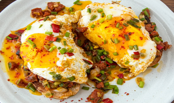 Chilli Scrambled Eggs