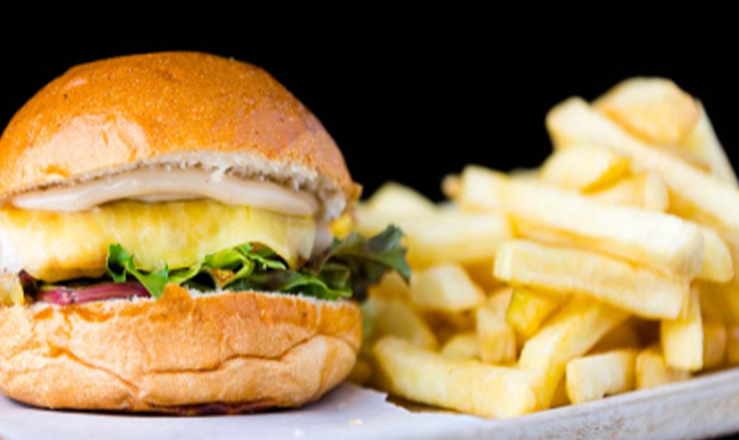 Kids Chicken Burger with Fries