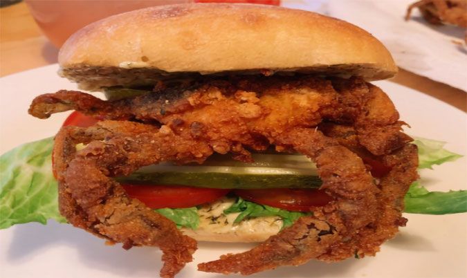 Soft Shell Crab Burger