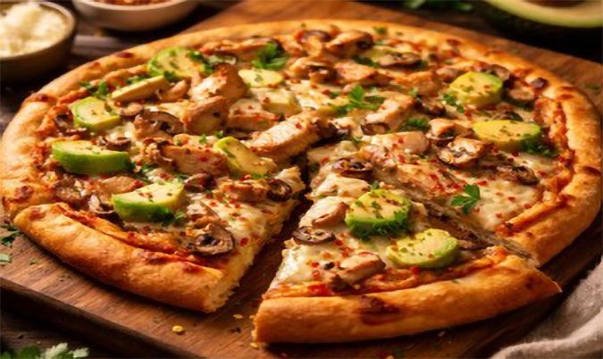 Chicken and avocado