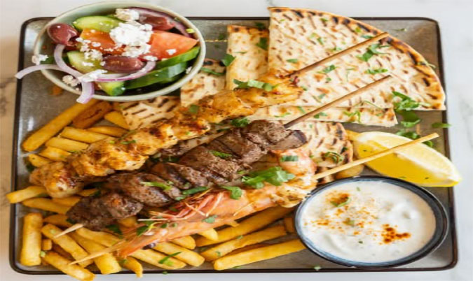 Mixed Souvlaki Plate