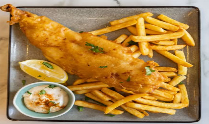 Tempura Flathead Fish and Chips