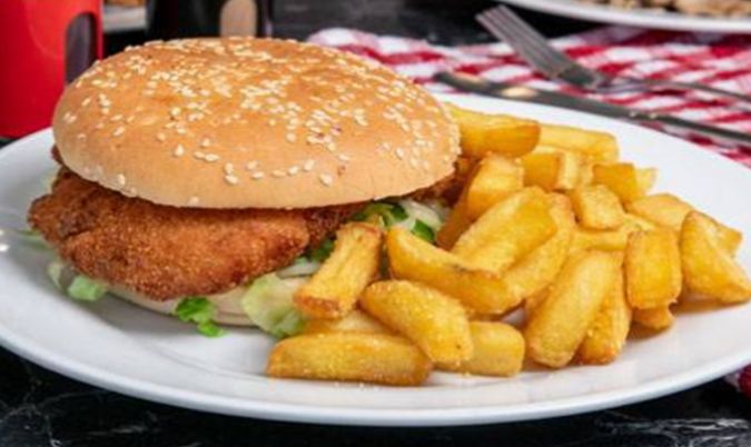 Chicken Schnitzel Burger