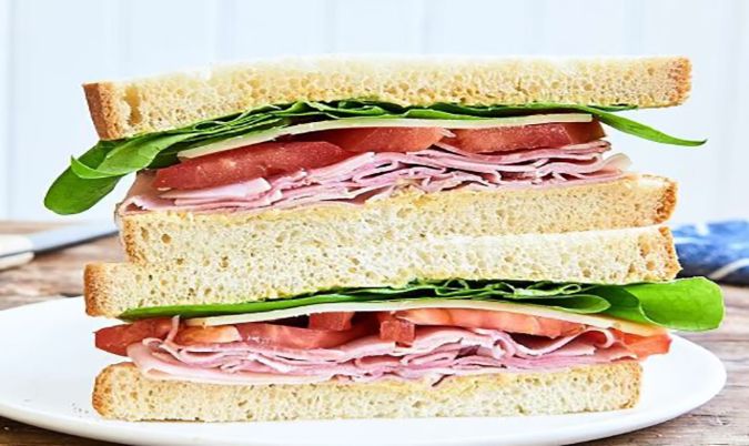 HAM AND SALAD SANDWICH