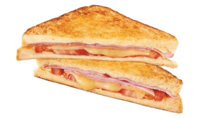 HAM, CHEESE AND TOMATO