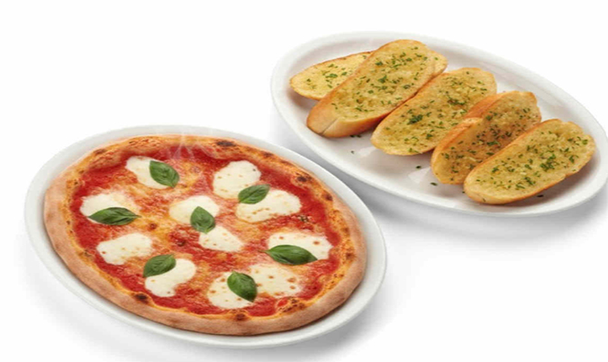 1x Large Pizza, Garlic Bread, Can