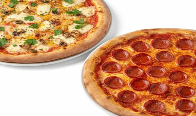 2x Large Pizzas, Garlic Bread, 1.25ltr Drink
