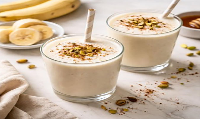 Banana & Walnut Lassi