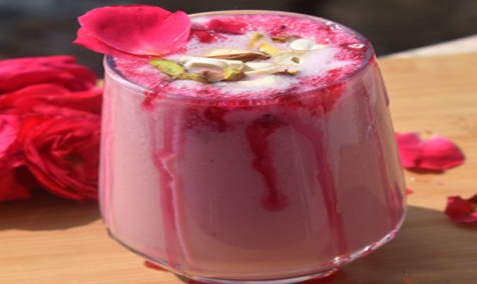 Kashmiri Rose Lassi