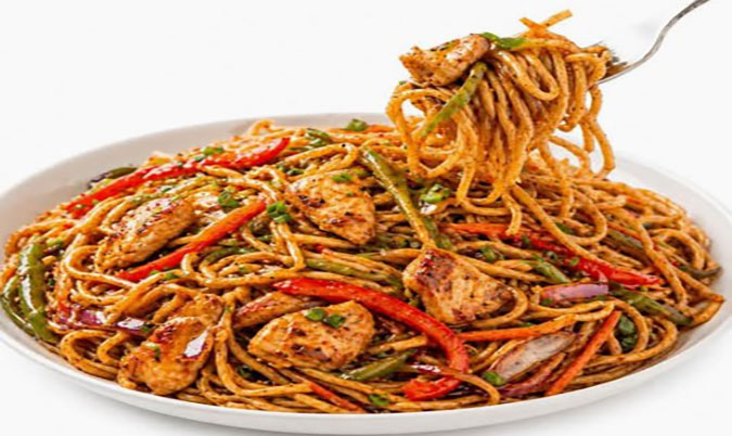 Chicken noodles