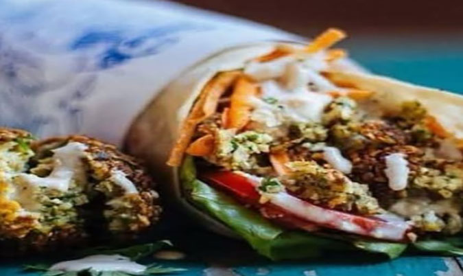 Falafel Kebab Wrap