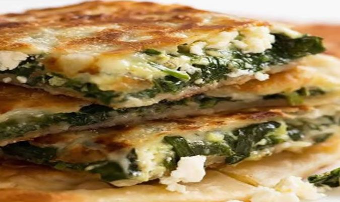 Spinach & Feta Gozleme (V)