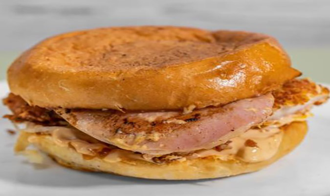 Cheesy Chicken and Bacon Burger