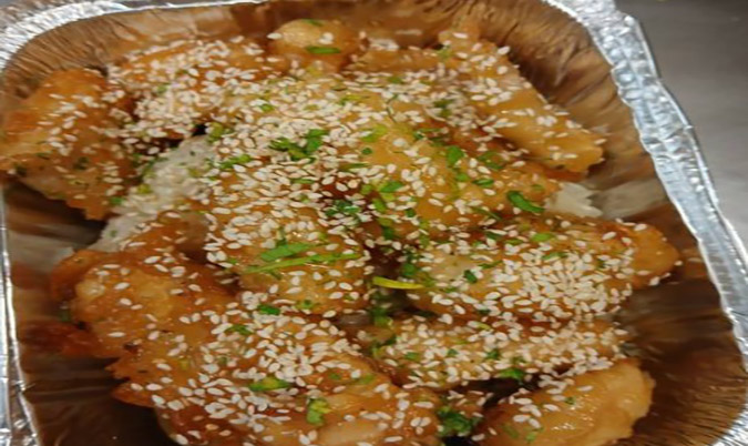 Honey Chicken with Rice
