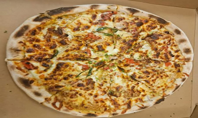 Satay Chicken Pizza