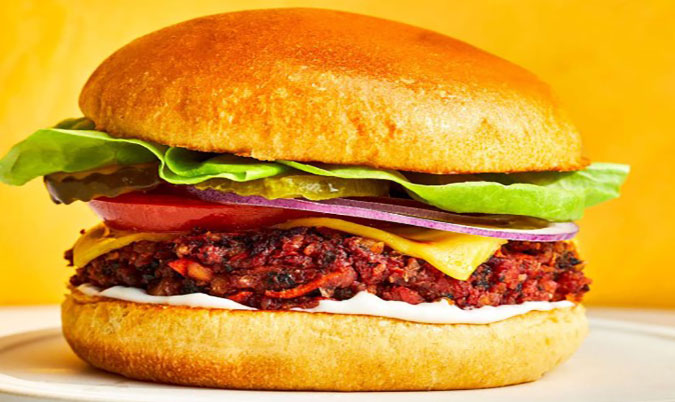 Vegetarian Burger (V)