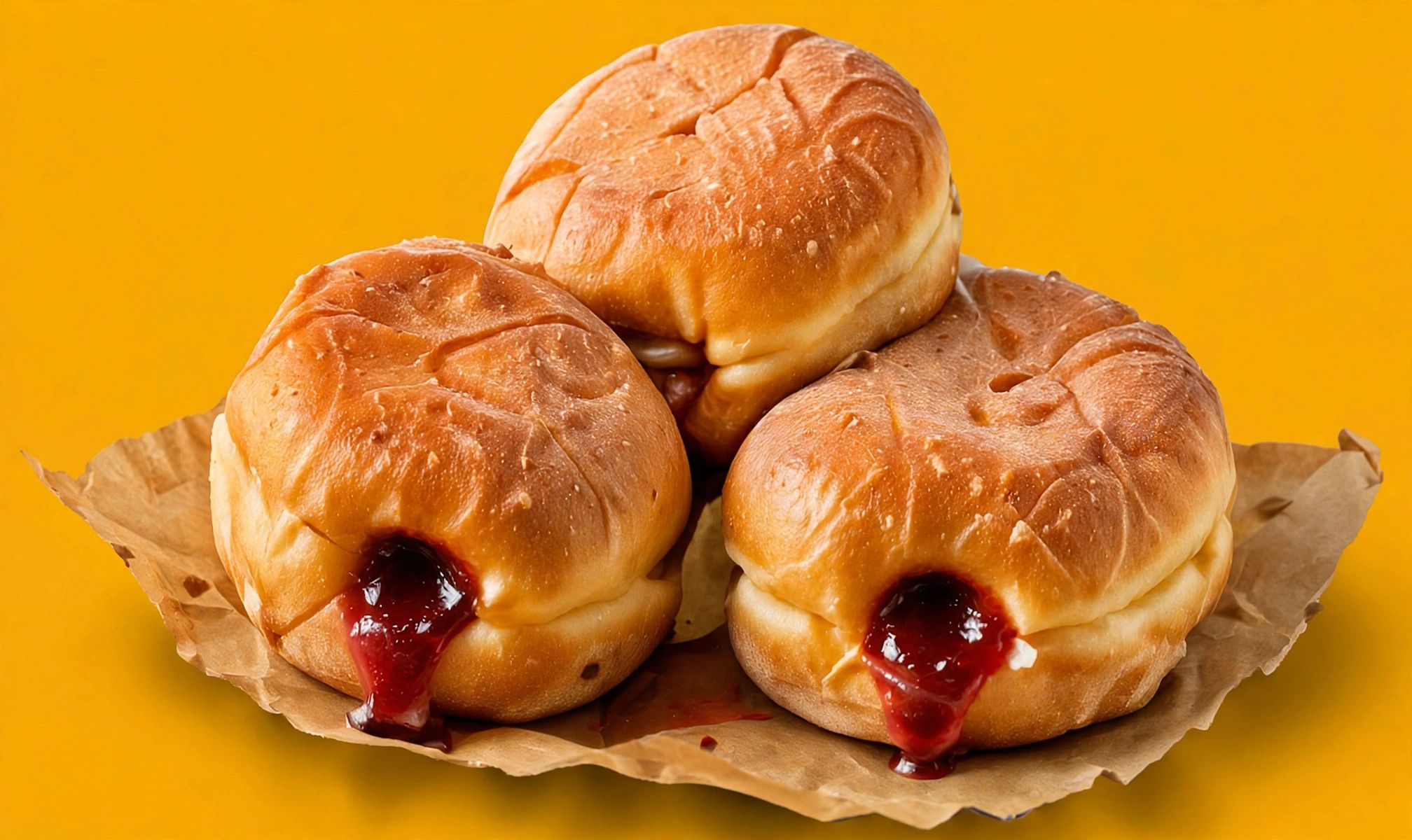 Hot Jam Doughnuts
