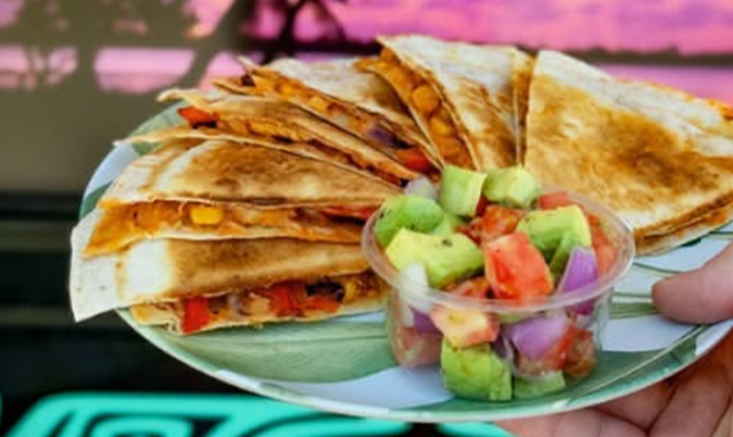 Tell Me I'm Not Vegan Quesadilla (V)