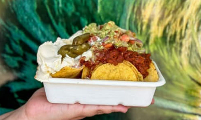 Loaded Vegetable Nachos (V)(GF)