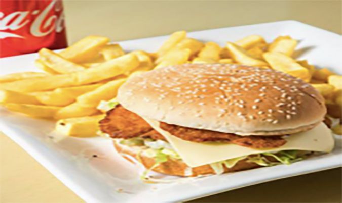 Schnitzel Burger Combo