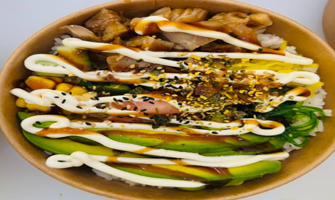 Teriyaki Chicken Rice salad