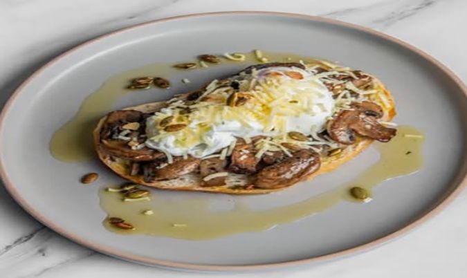 Truffle Mushrooms on Toast